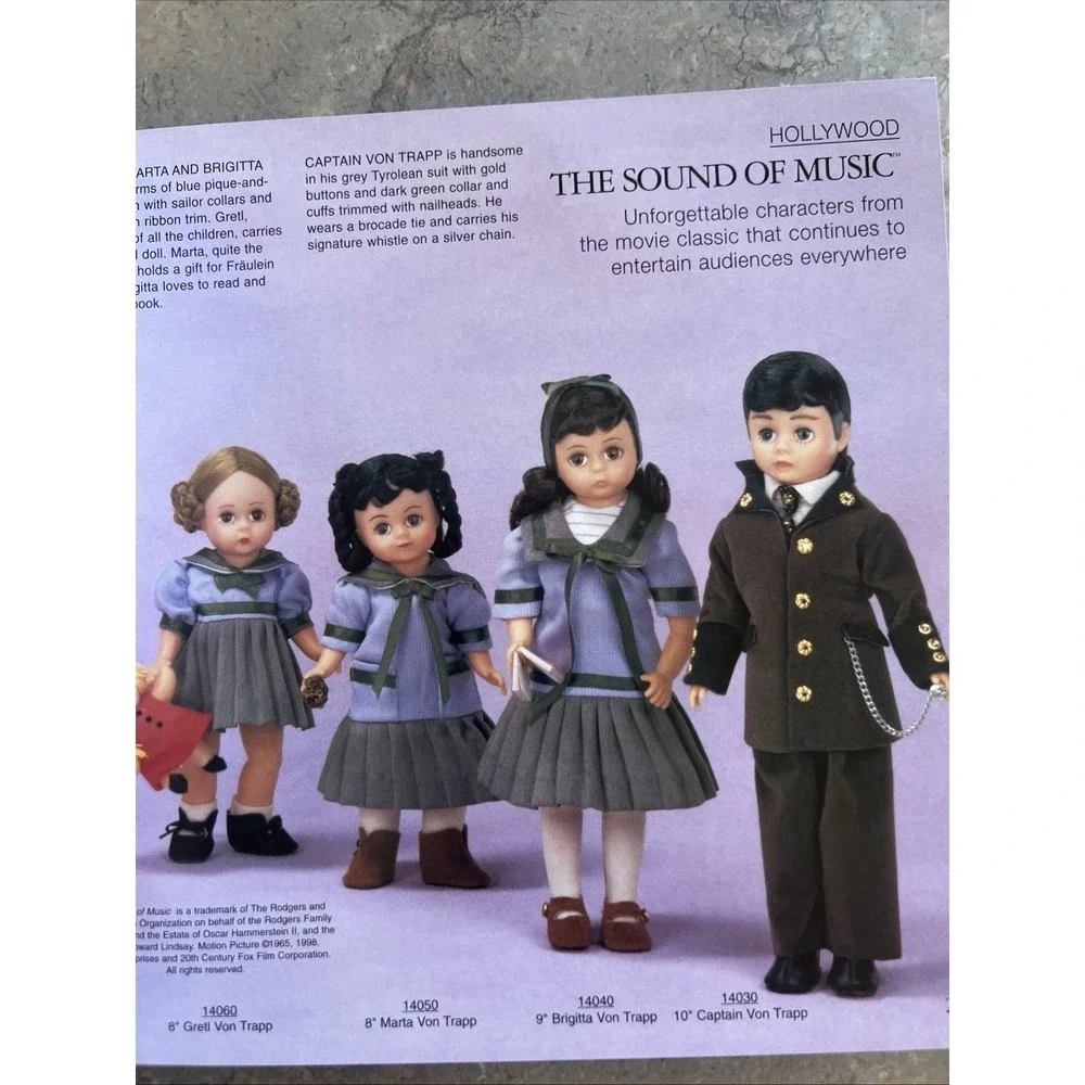 1998 Madame Alexander 75th Anniversary Doll Book